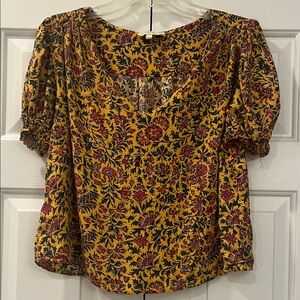 Cynthia Rowley Floral Print Women's Top size L